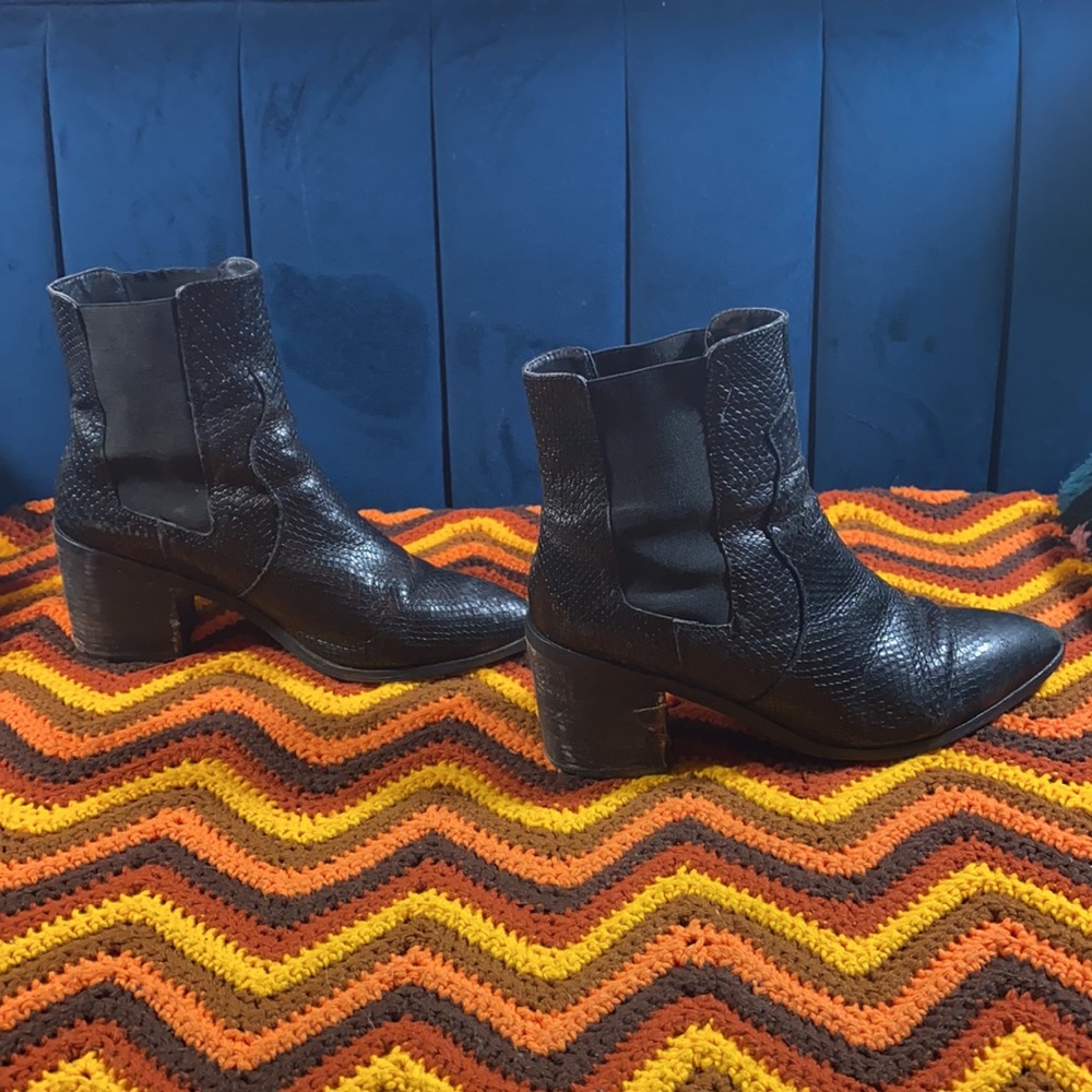 ASOS Faux Snake Booties - Picture 6 of 7